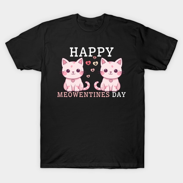 Happy Meowentines Day T-Shirt by CharismaShop